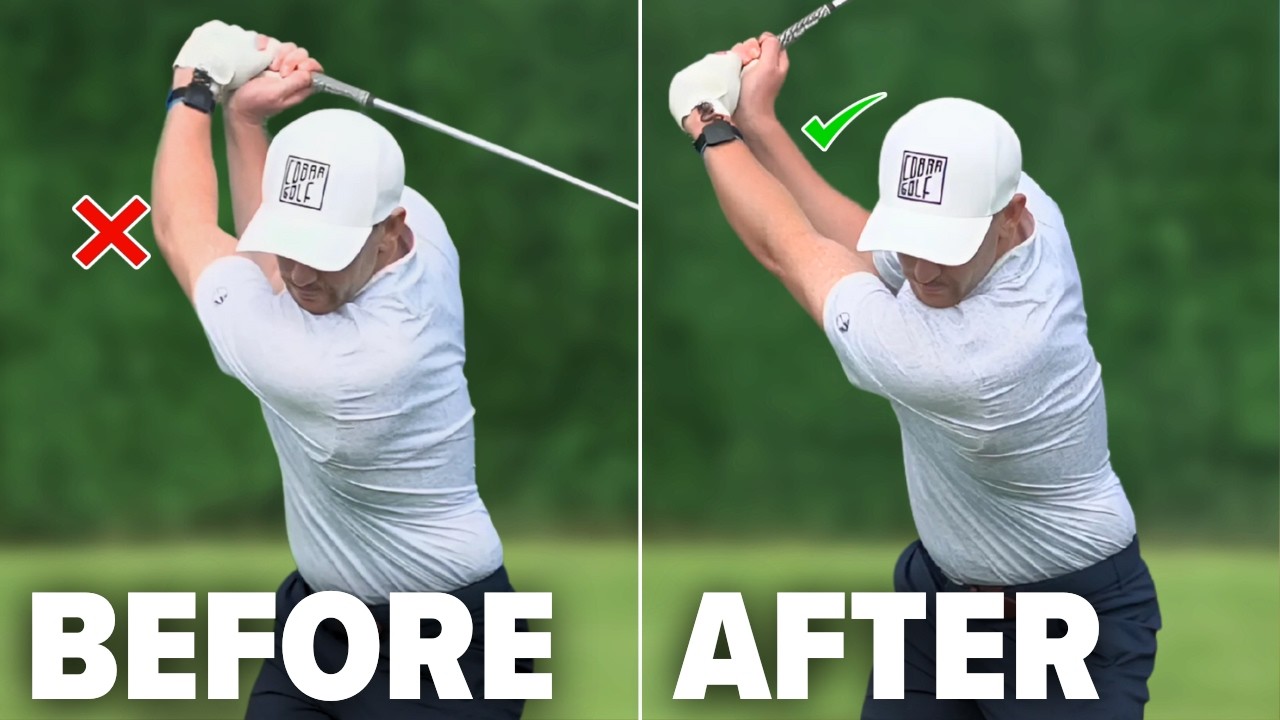 How to STOP OVERSWINGING in The Backswing! Easy Tips To Improve Your Ball Striking