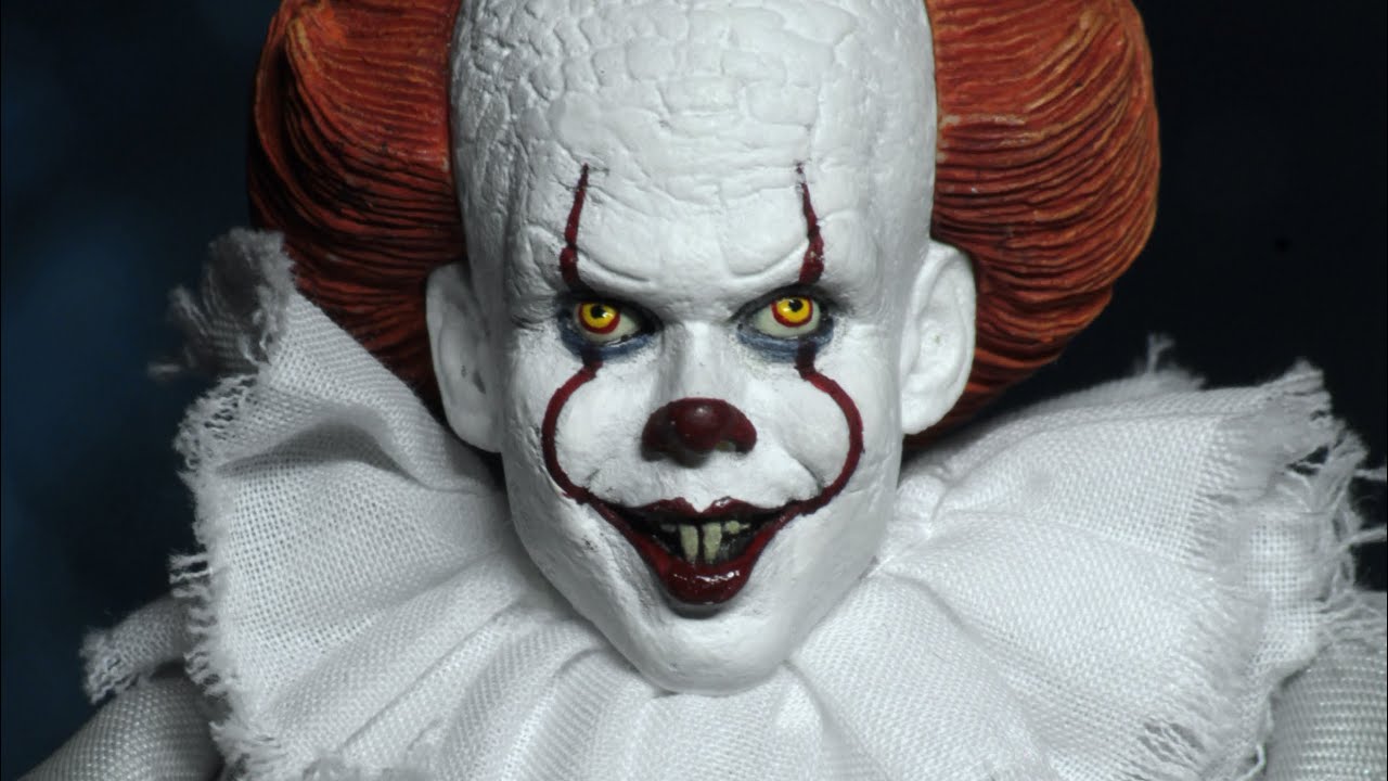 Neca Toys IT movie 2017 Pennywise the clown 8 inch retro style figure