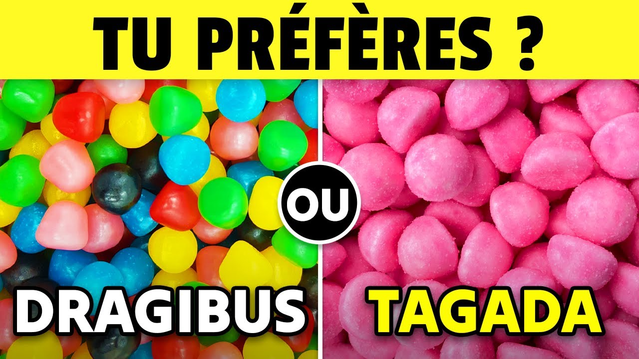 Tu préfères...? 40 Dilemmes NOURRITURE 🍕😋
