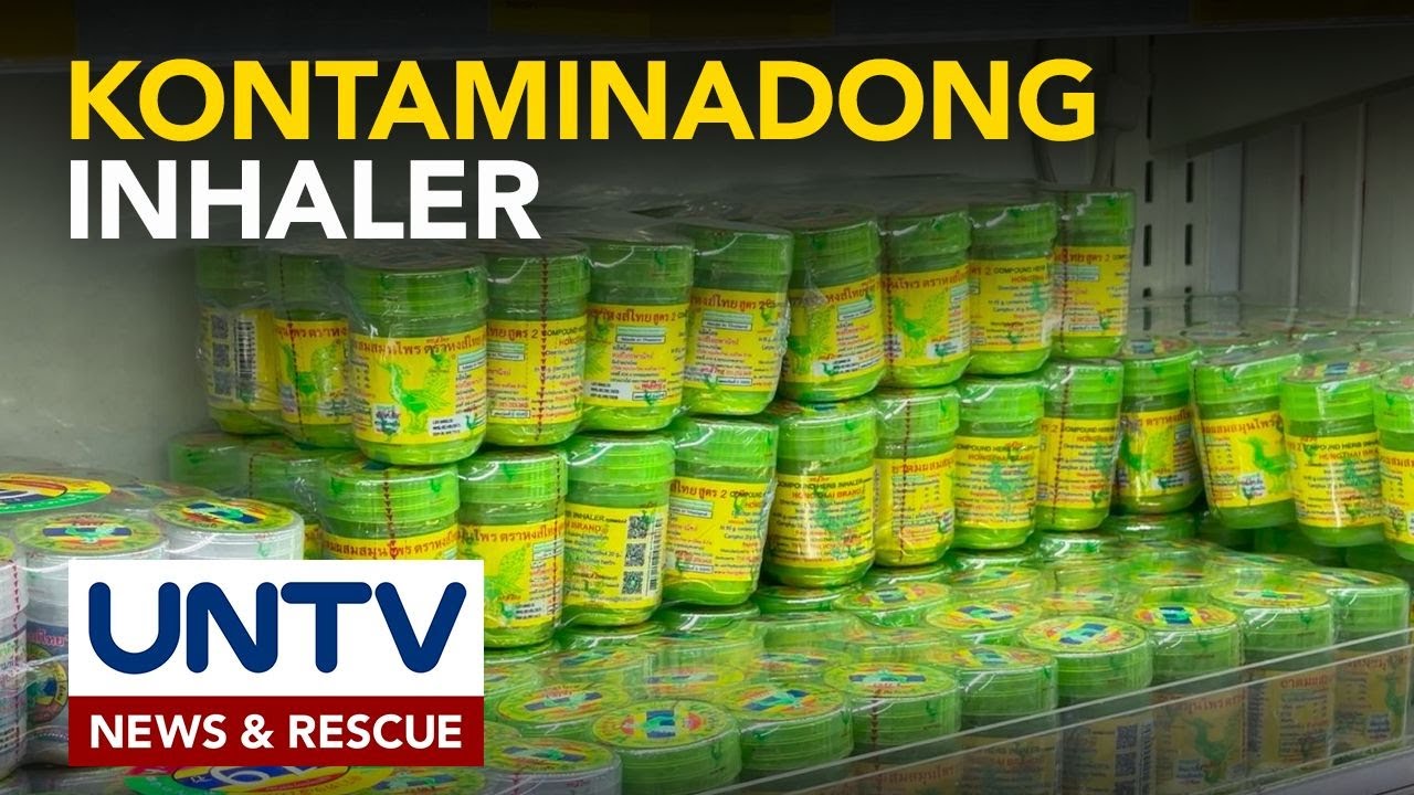 Kilalang inhaler brand sa Thailand, idineklarang non-standard at hindi ligtas ng FDA