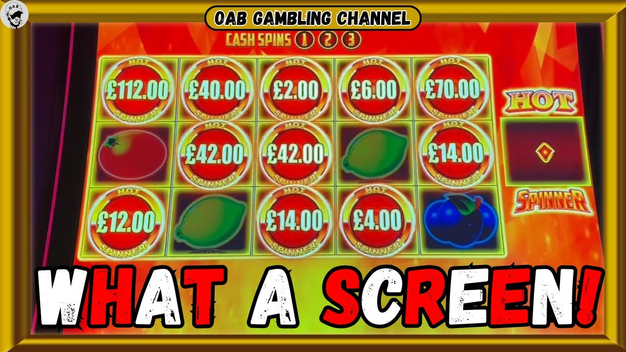 What A Screen On Hot Spinner! BIG ARCADE SLOT SESH With TASTY Gambles.