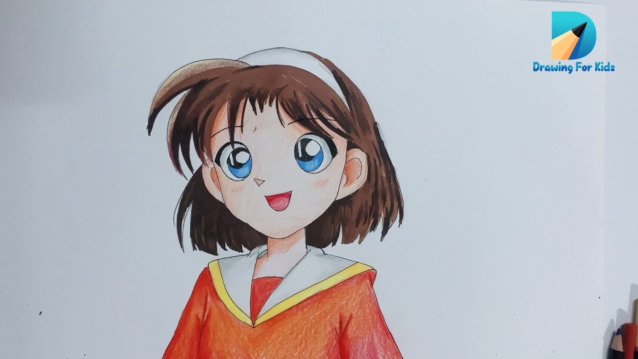 Yoshida Ayumi Drawing! 🎀 How to Draw Detective Conan Characters