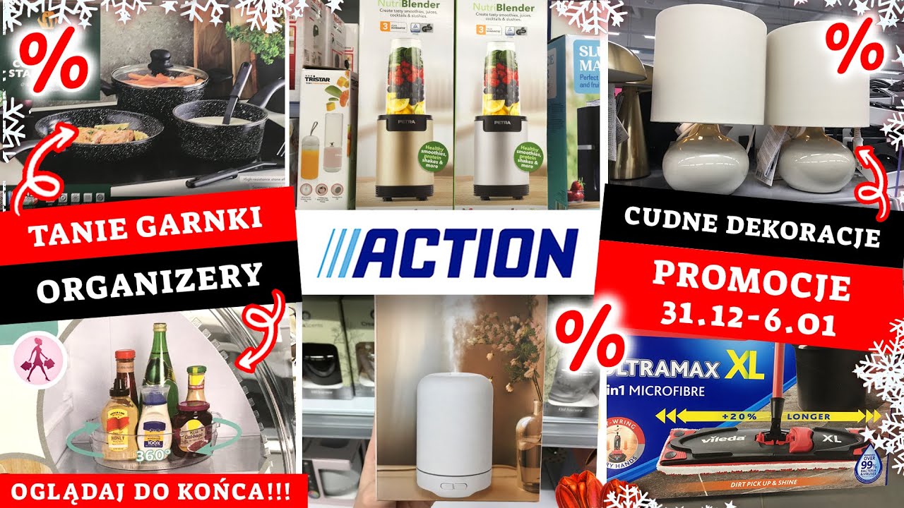 ACTION PROMOCJE 31.12 - 6.01 🔥 TANIE GARNKI! 😱 OBROTOWE ORGANIZERY 😍 OGLĄDAJ DO KOŃCA ❤️❤️❤️