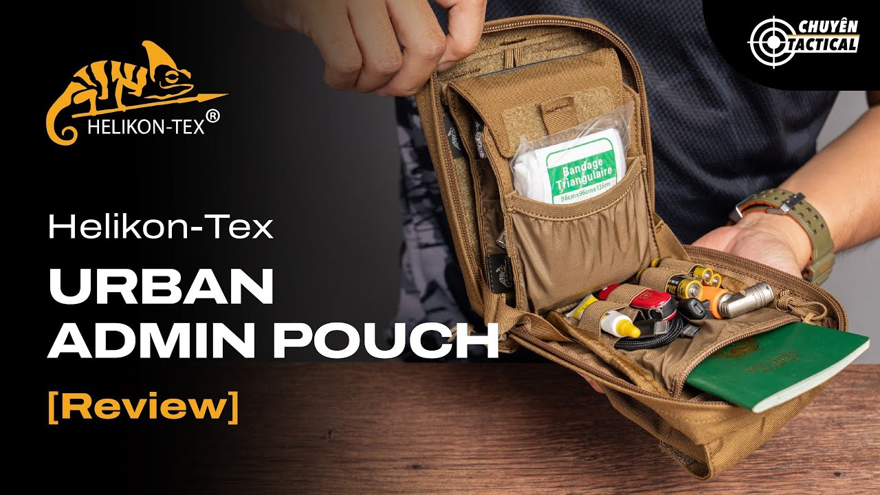 [Review] Helikon-Tex URBAN ADMIN POUCH - Chiếc Pouch Cân Được Mọi Nhu Cầu - Chuyentactical.com