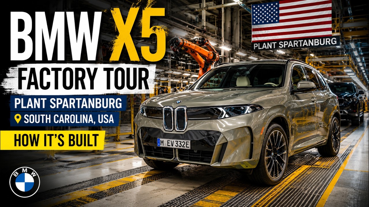 New BMW X5 Factory Tour &ndash; Inside BMW Group Plant Spartanburg
