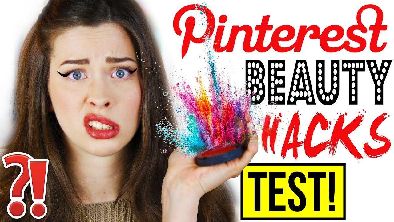 GENIALE PINTEREST BEAUTY HACKS im LIVE TEST | FAKE EYELINER AUFKLEBEN?! | Mit KINDOFROSY | DIY HACKS