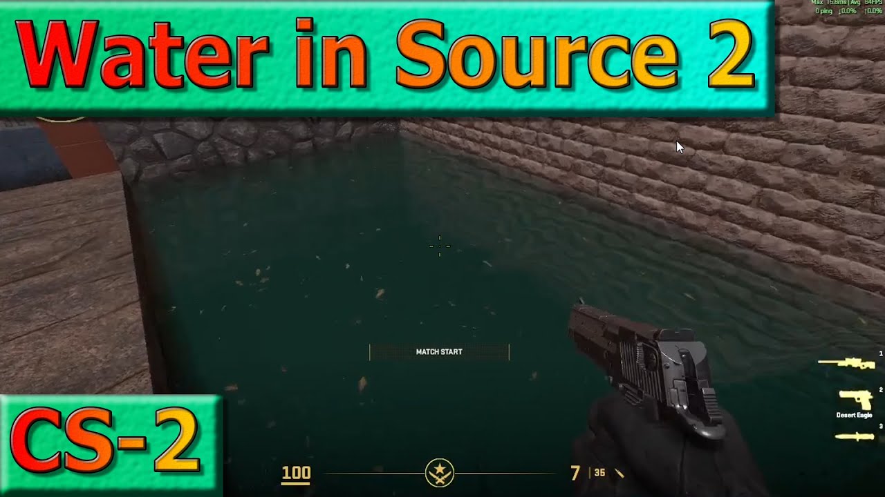 Water & Underwater Effect for Counter-Strike 2, Source 2 tutorial, Hammer Editor Guide
