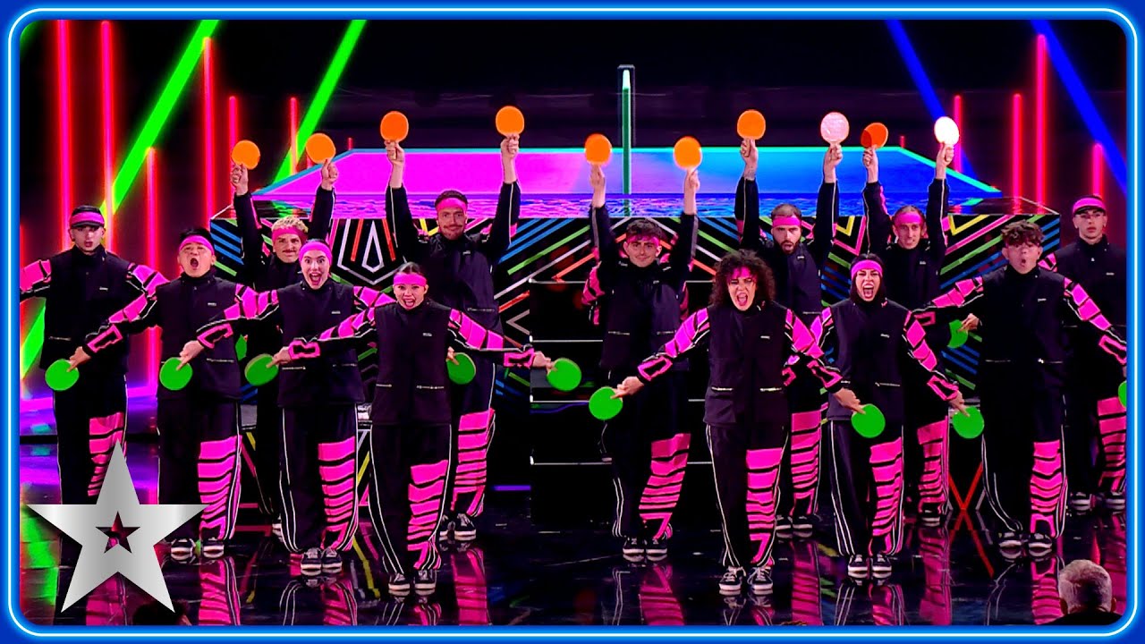 Paddles in the air! Ping Pong Pang get RAVEY with ENERGETIC display | The Final | BGT 2025