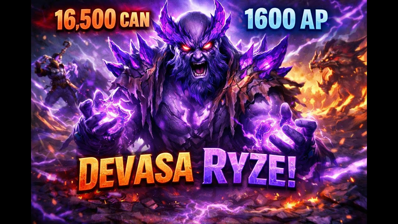 BU RYZE NORMAL DEĞİL | ARENA  |  16K CAN 1600 AP ⚡