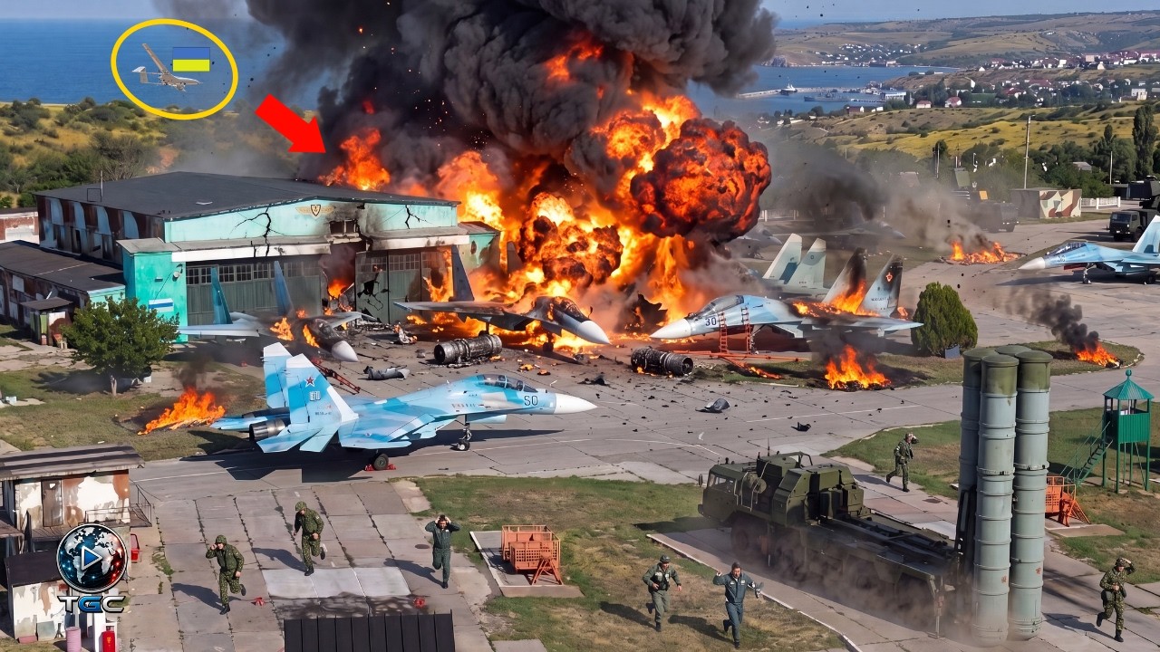 Ukrainian Drones STRIKE Russia's MOST PROTECTED Air Base in Crimea &mdash; Then THIS Happened...
