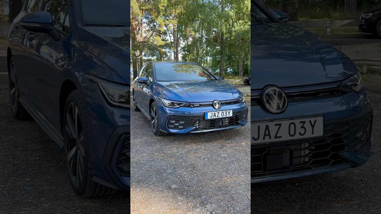 NEW VW Golf GTE MK 8.5 - 272 hp and 130 km electric range #volkswagengolf #golfgti #cars #shorts