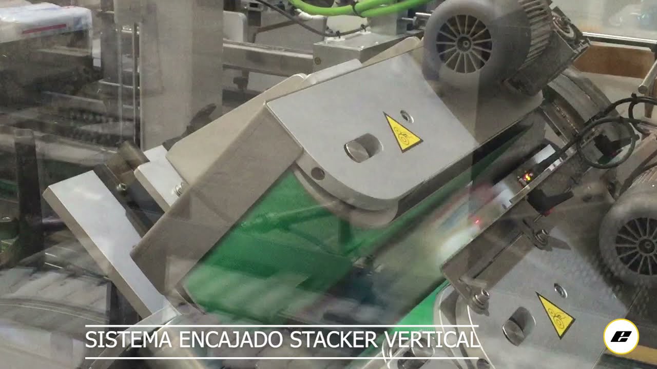 Encajado multiformato paquetes toallitas/ carton packer/ wipe case packer-stacker- Elecproy