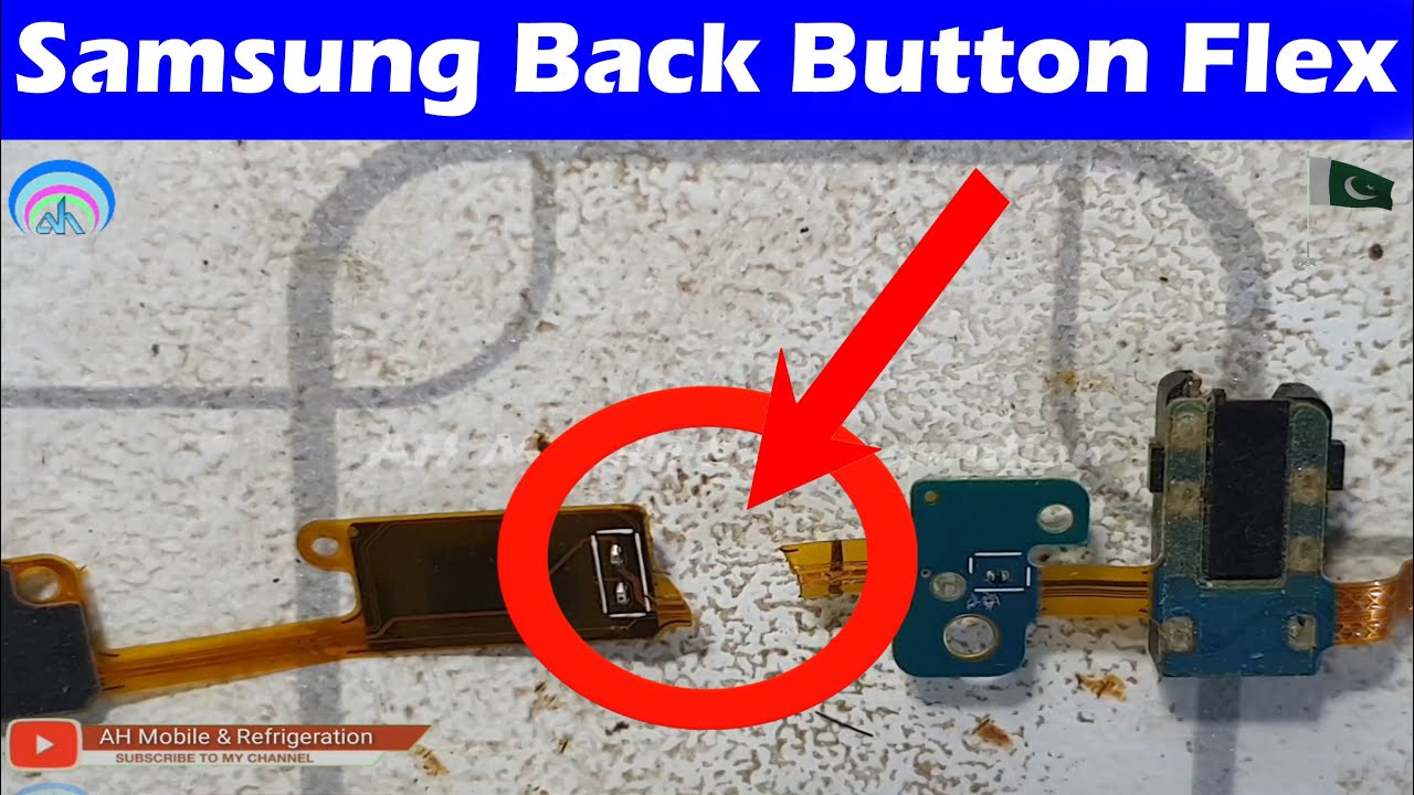 Samsung J5 6 (J510f) Back Button Flex Jumper | Urdu Hindi