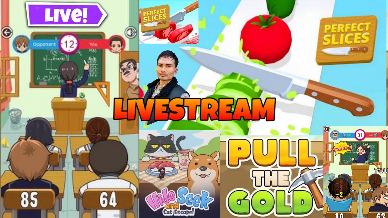 Perfect slices live. Classroom slap fight. Pull the gold live. Hide and seek live | 15world live