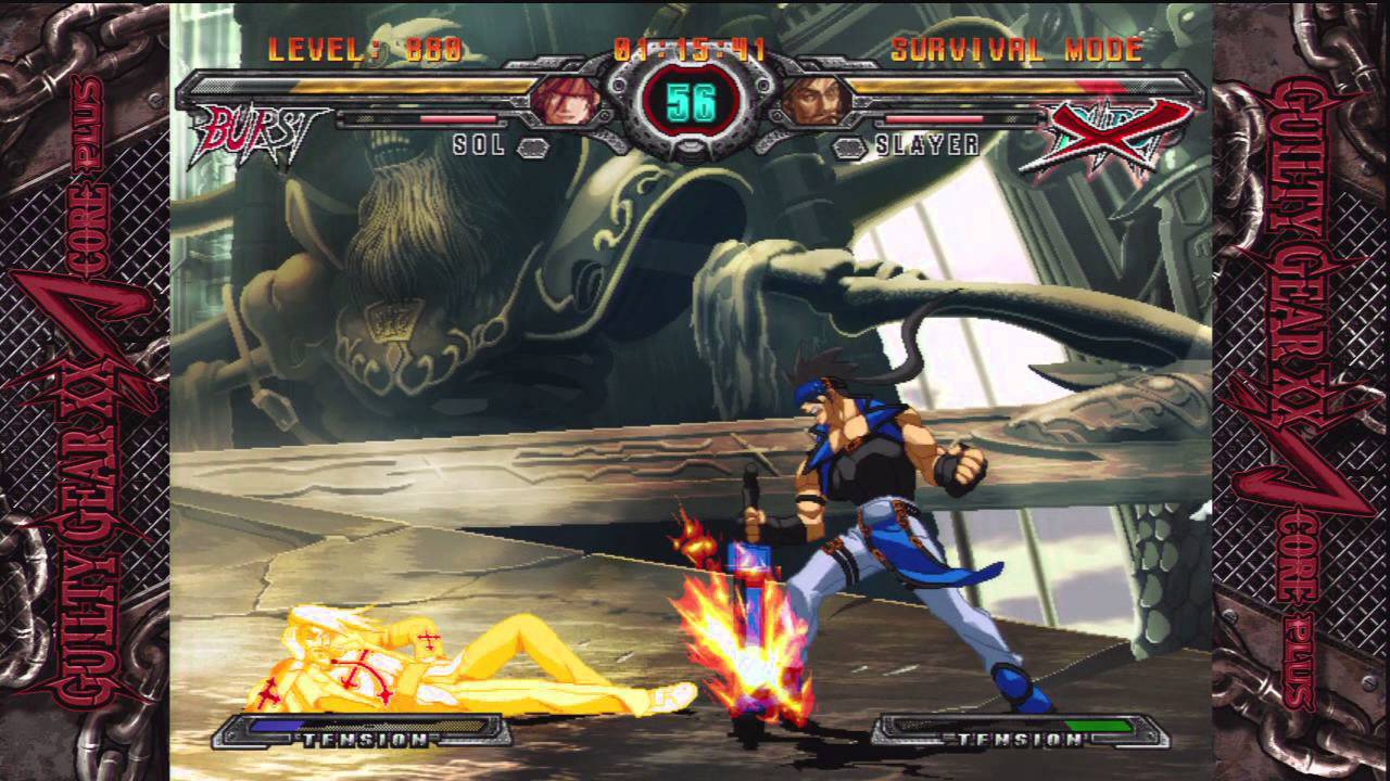 Guilty Gear XX AC + RagingDragon in Survival Mode Level 880 Revengance