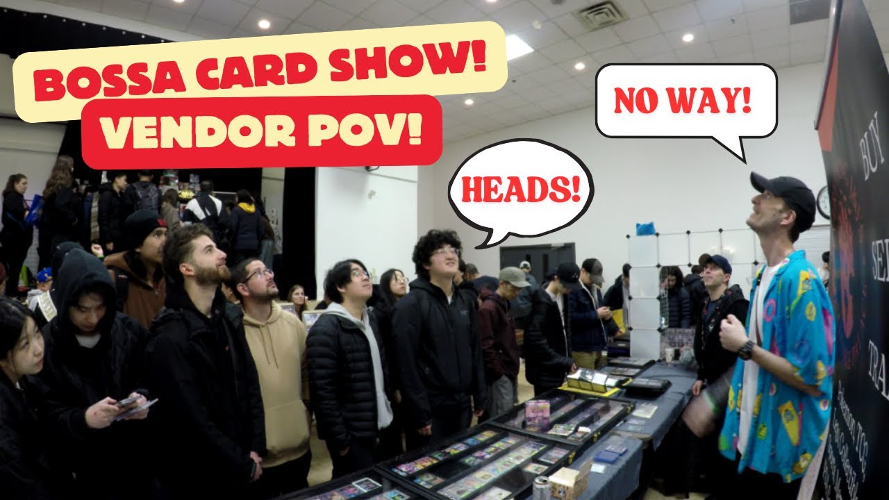 CRAZY Start To a Card Show! | Vendor POV | WE’RE BACK!!!