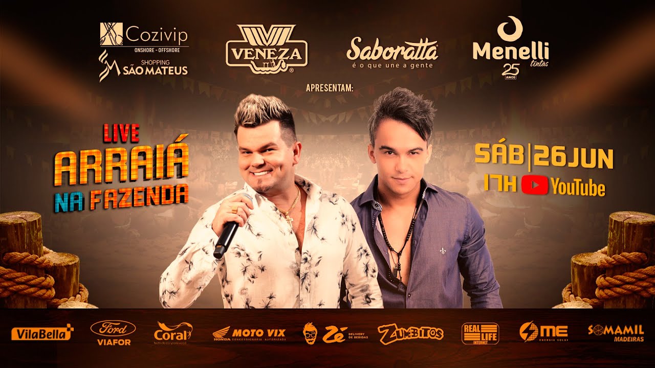 Live Arraiá na Fazenda - Alemão do Forró e Carlinhos Rocha