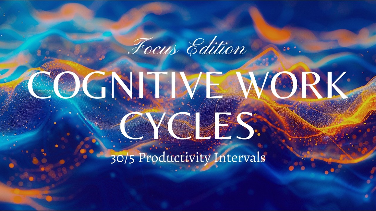 Cognitive Work Cycles | 30/5 Productivity Interval Music (2 Hours)