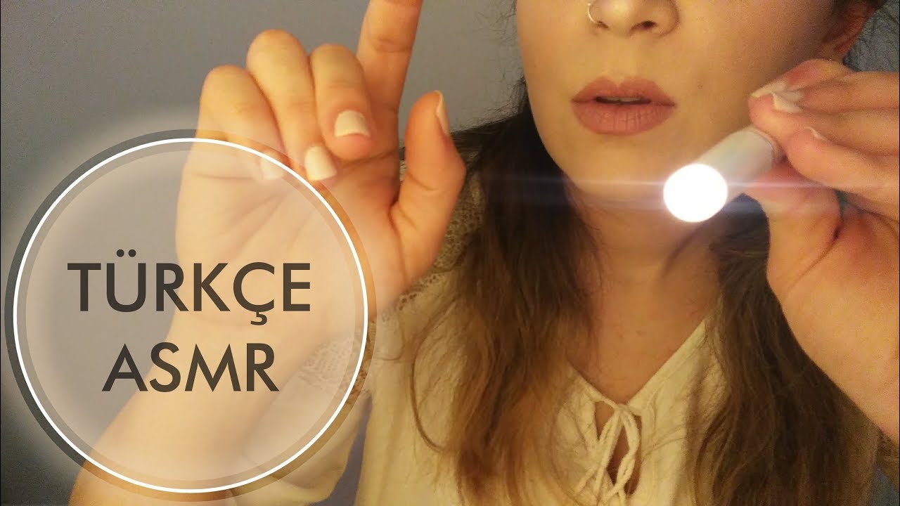 TÜRKÇE ASMR ◼️ 5 Duyunuzu Test Ediyorum! Doktor Roleplay ◼️ Fısıltılı (Cranial Nerve Examination)
