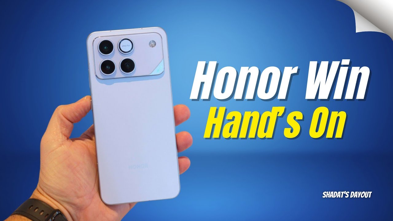 Официальный первый взгляд на Honor Win демонстрирует ПОТРЯСАЮЩИЙ дизайн и особенности дисплея.