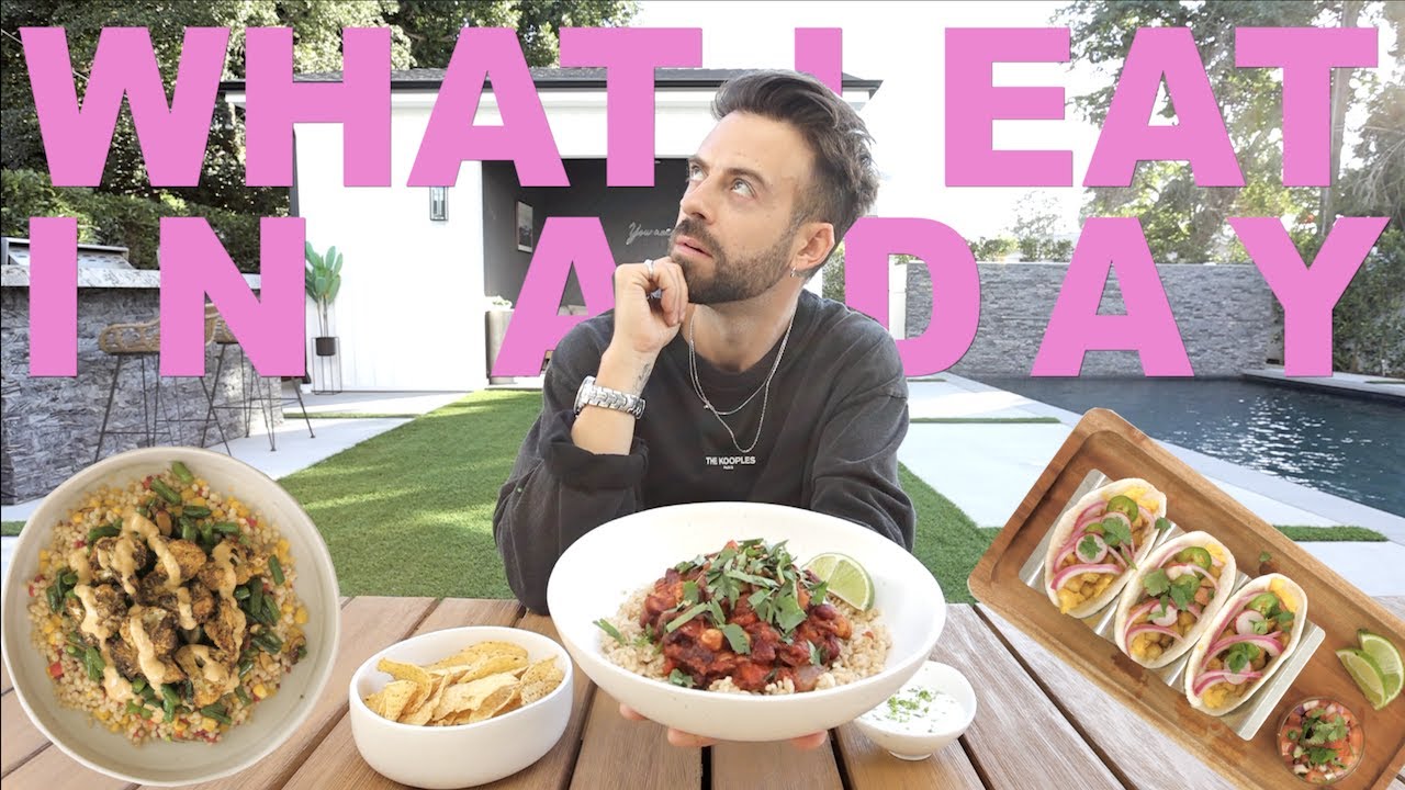 WHAT I EAT IN A DAY | Breakfast Tacos & Jackfruit Chilli