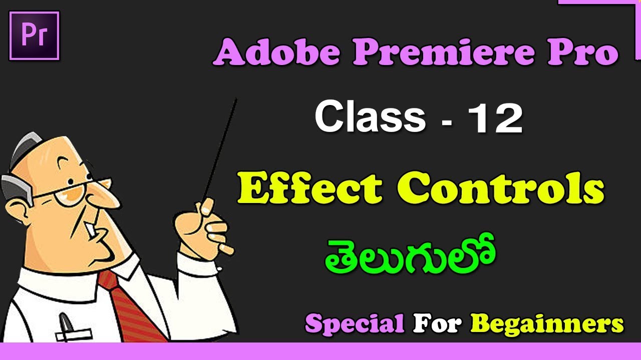 Adobe Premiere Pro CC Tutorials in Telugu | #Class - 12 | Effect Controls | Position | Scale Etc