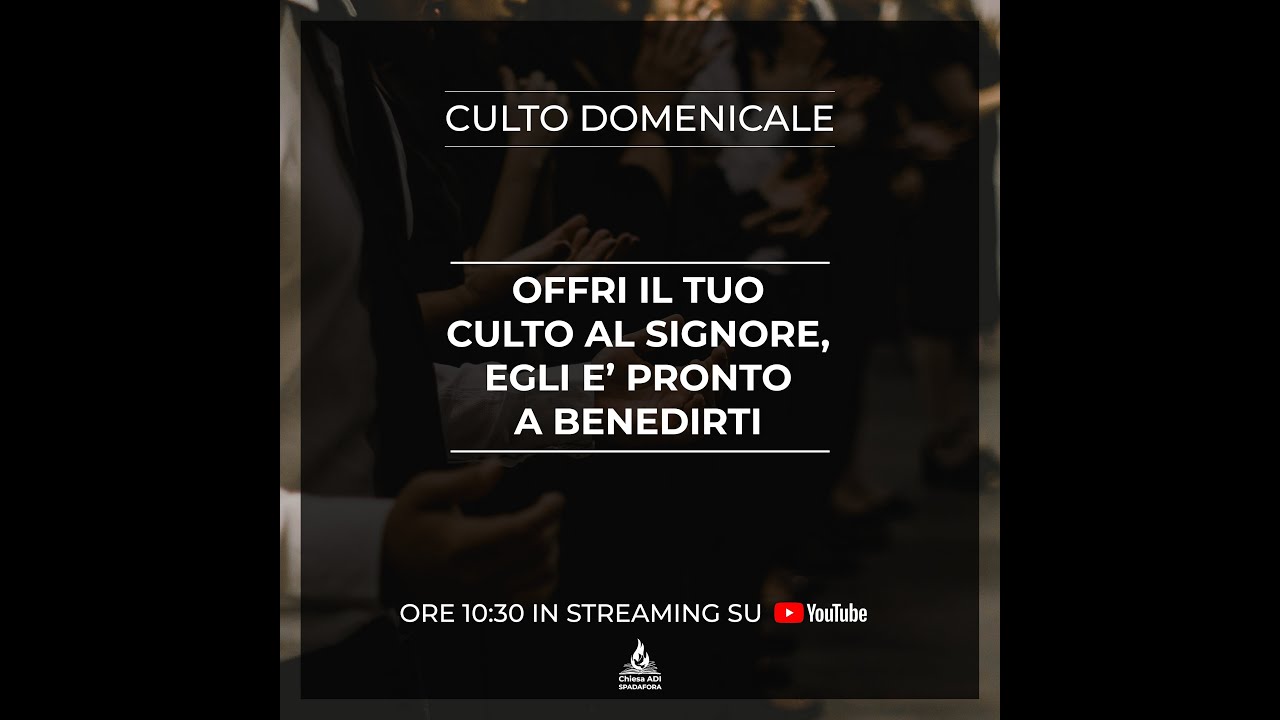 CULTO DOMENICALE 06/07/2025