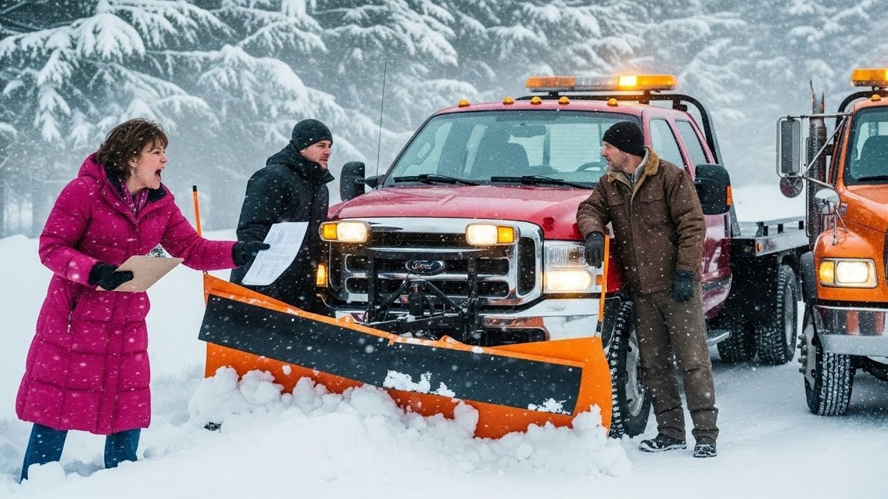 HOA Tried Towing My Truck During Blizzard, Tow Driver Saw My Plow Attachment And Left