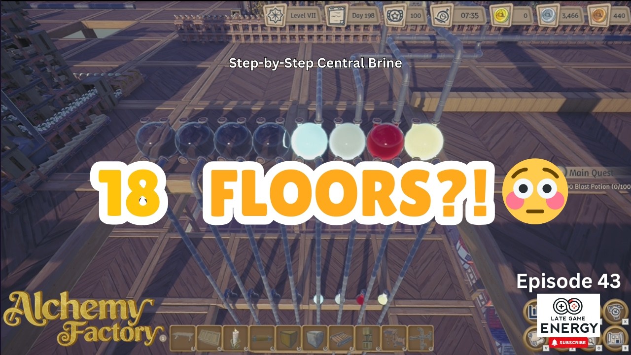 18 Floors Later… Centralizing ALL Liquids | Alchemy Factory