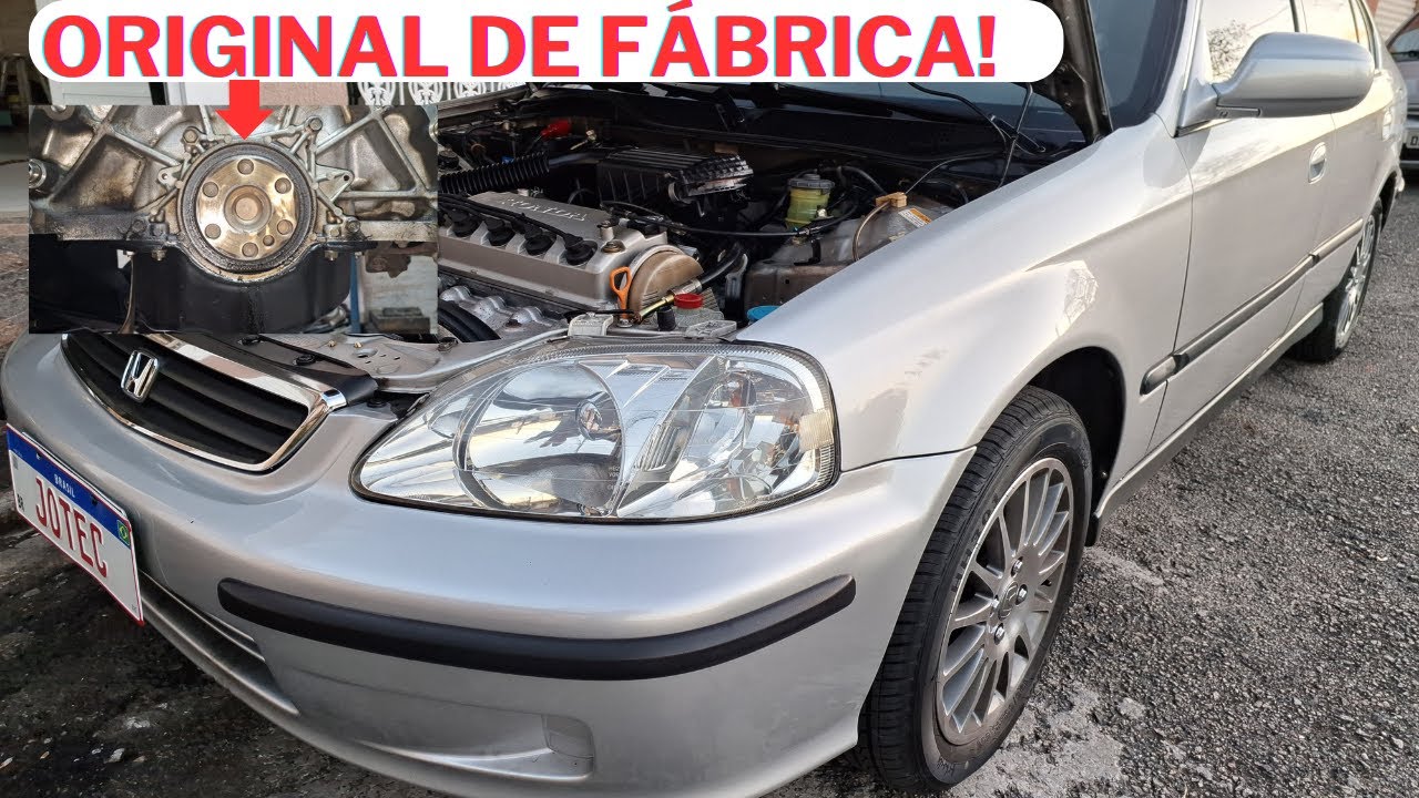 Honda Civic 1999 Muito Original c/ 186.000 Km - Como Identificar Vazamentos de Óleo do Motor!
