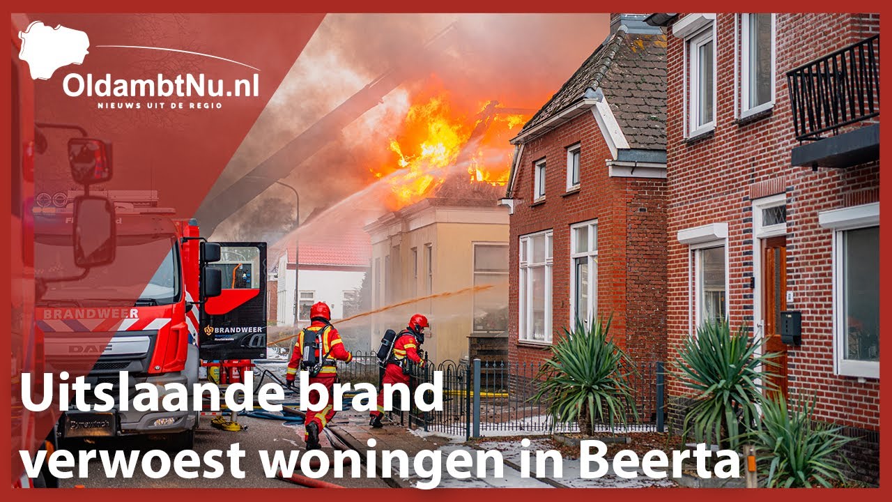 Uitslaande woningbrand in Beerta