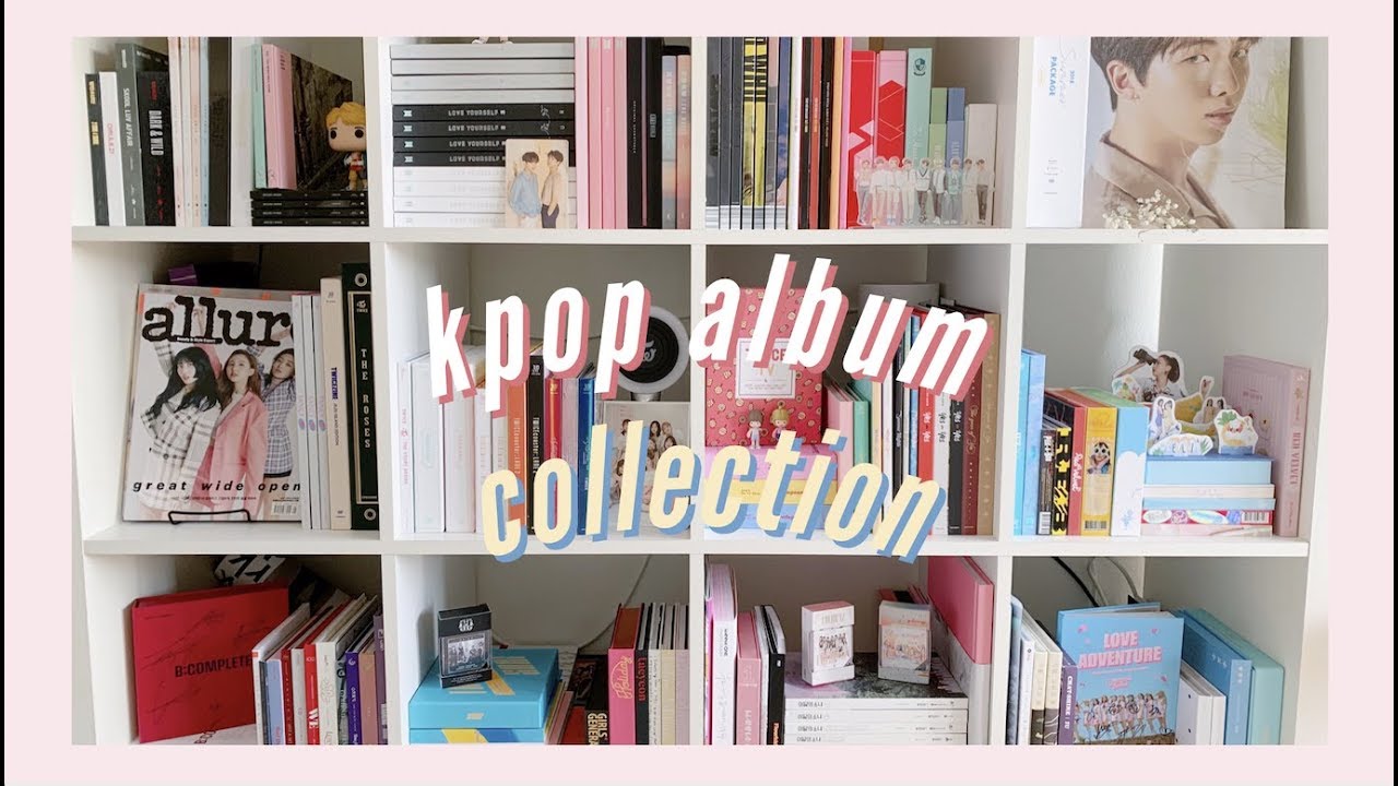 my kpop album collection [150+ albums!]