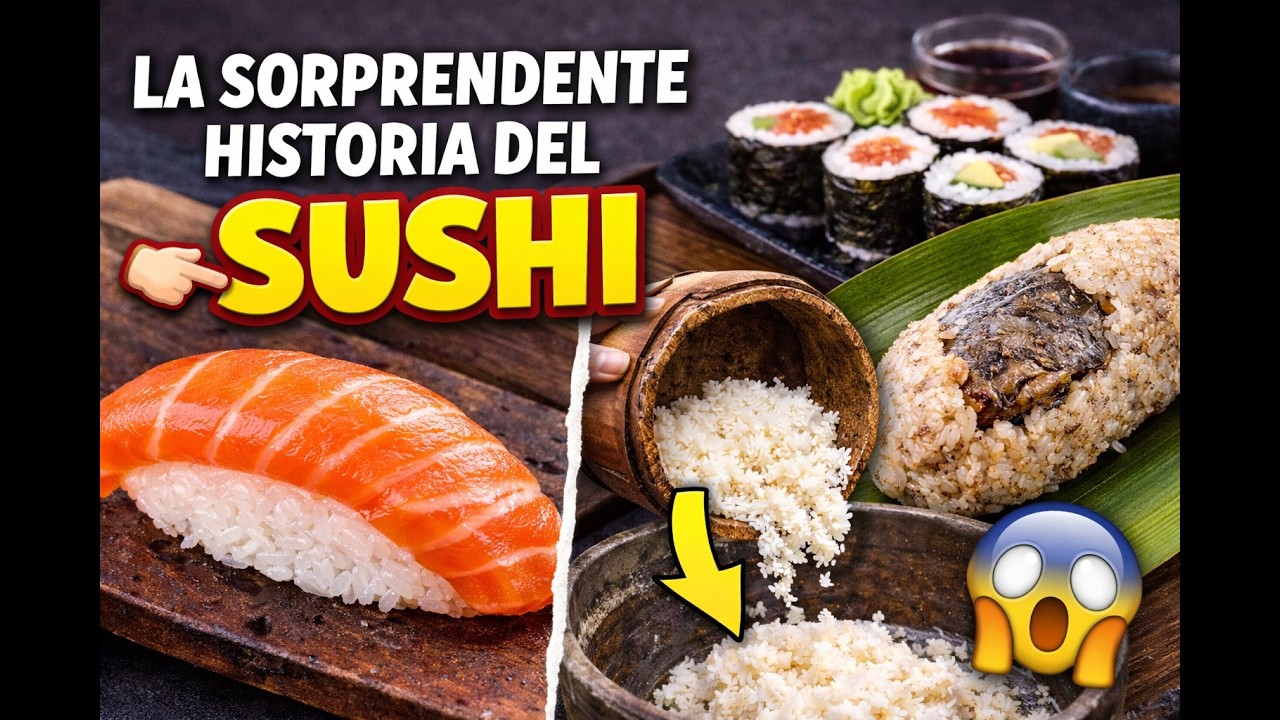 La sorprendente historia del sushi 🍣