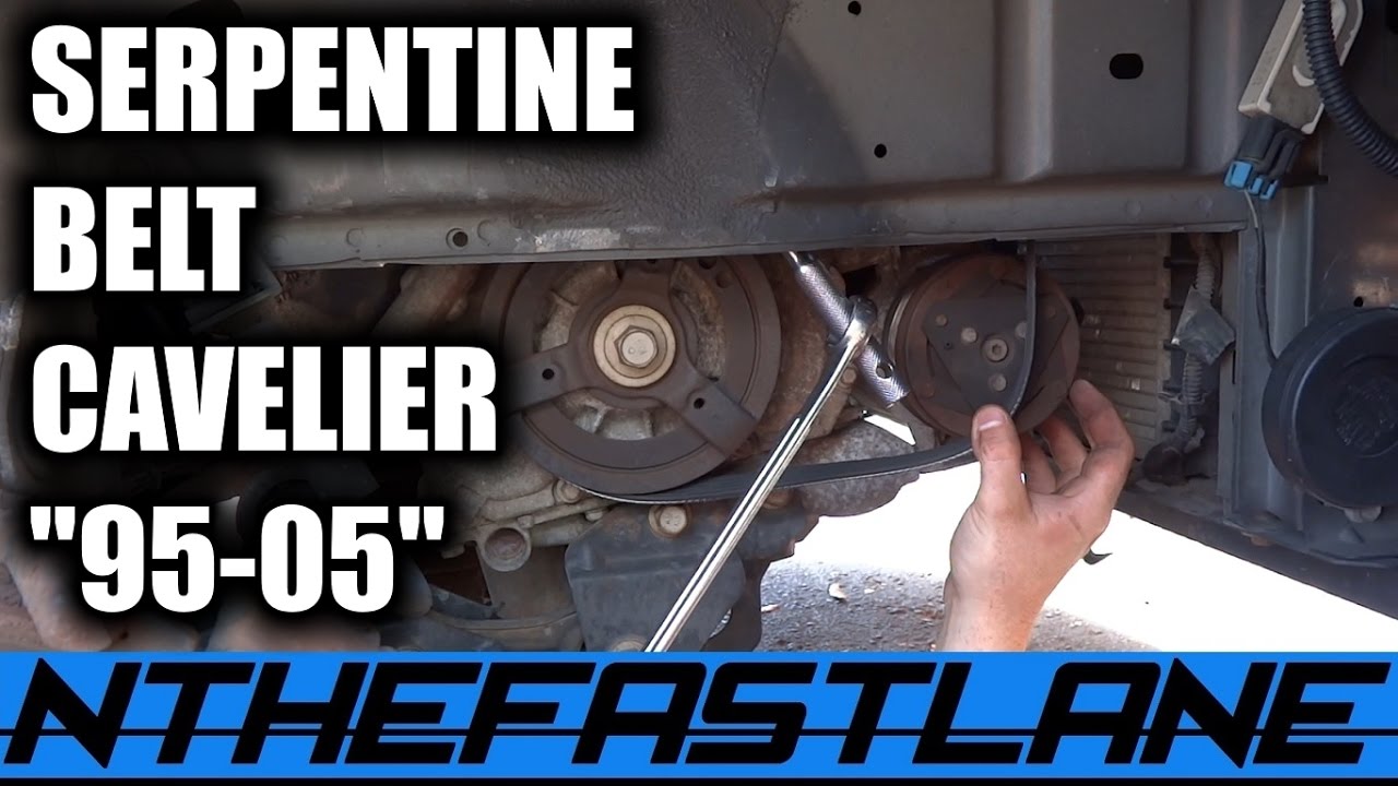 ▶️Serpentine Belt: How To Replace (Chevy Cavalier Ecotec 1995-2005)🔧