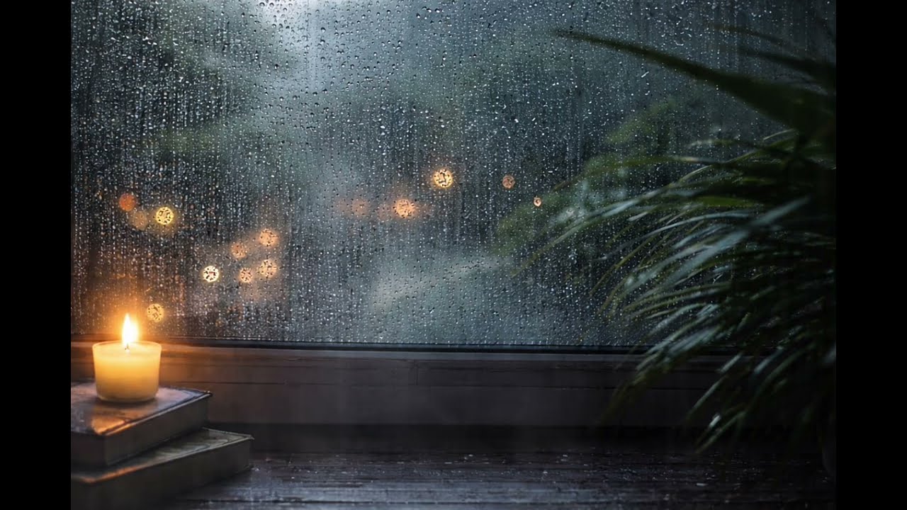 3 Hours Rain & Thunderstorm ⛈️🌙 | Fall Asleep Fast