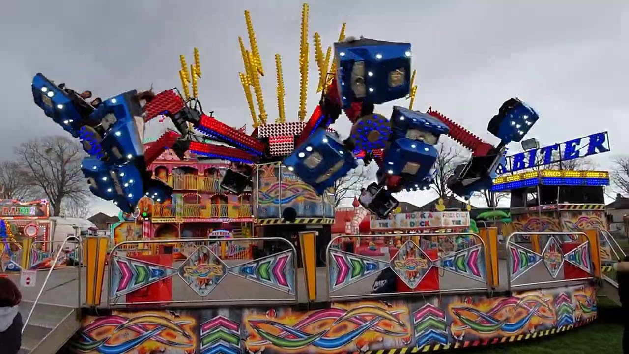 Classic Tivoli Orbiter Ride Redhill Funfair #funfair #fairground