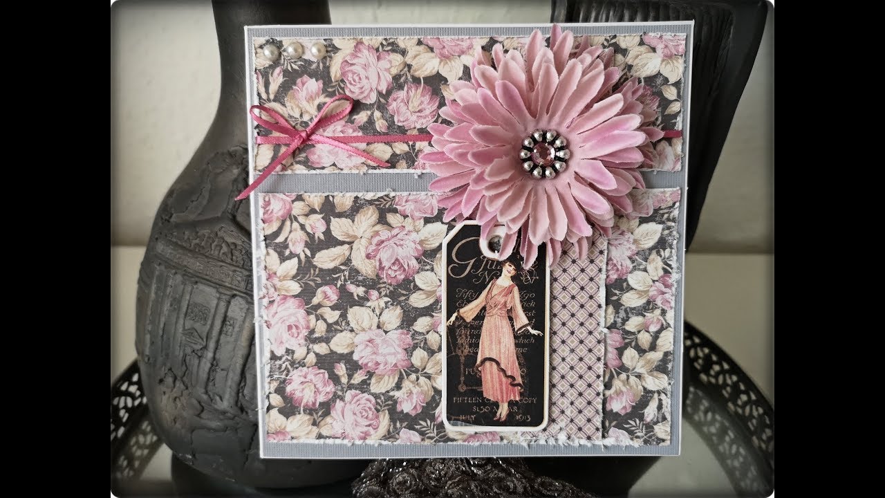 Vintage Romance  - Card with Maja Design