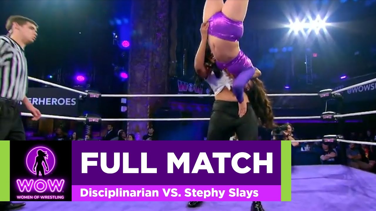 The Disciplinarian VS. Stephy Slays - WOW Women Of Wrestling - WOW Superheroes