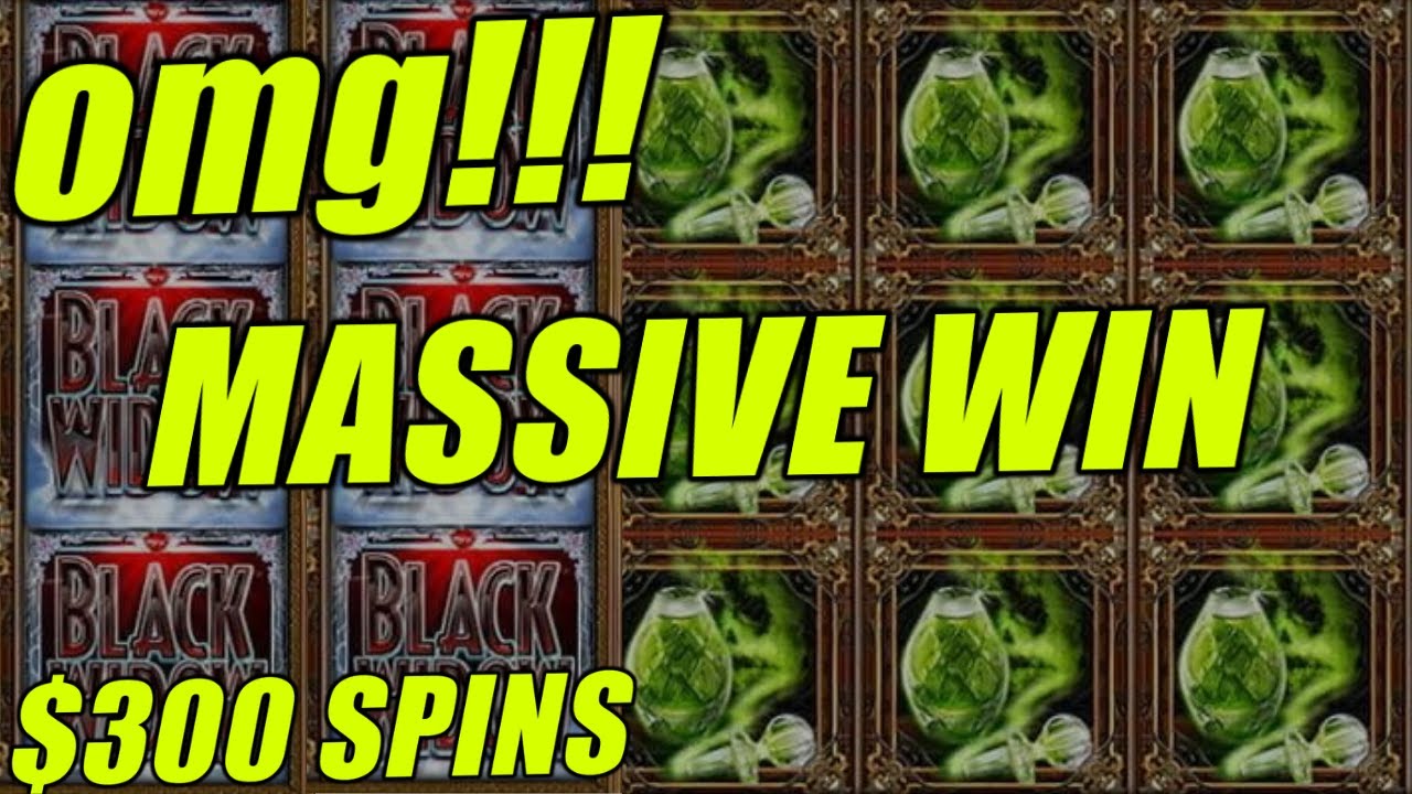 $300 (mistake🤣) SPINS for the HUGE PROFIT on Black Widow high limit slot machine live play Las Vegas