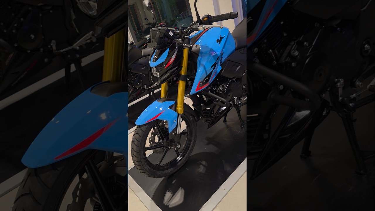 New 2025 TVS Apache RTR 160 4V - Marine Blue