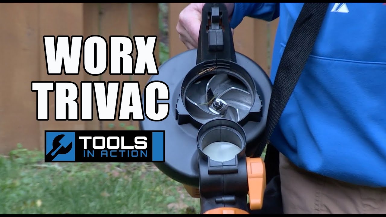 WORX TRIVAC 3-в-1 Воздуходувка / Мульчер / Пылесос с металлическим рабочим колесом