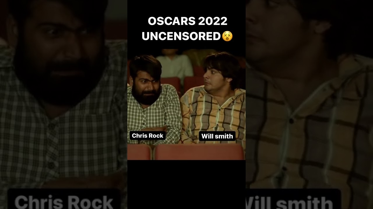 Oscar 2022 uncensored😂 feat. ashish chanchlani will Smith slapped Chris rock😱
