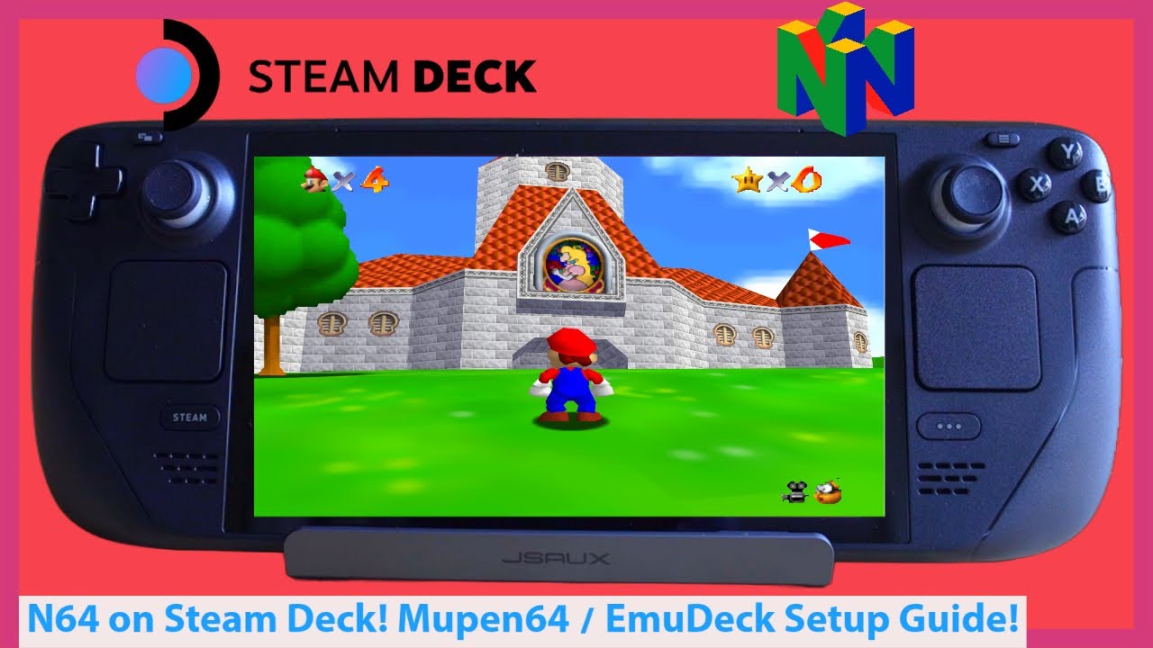 N64 on Steam Deck!  Mupen64 Plus EmuDeck 2 Setup Guide and Emulation Tutorial for Valve's Handheld