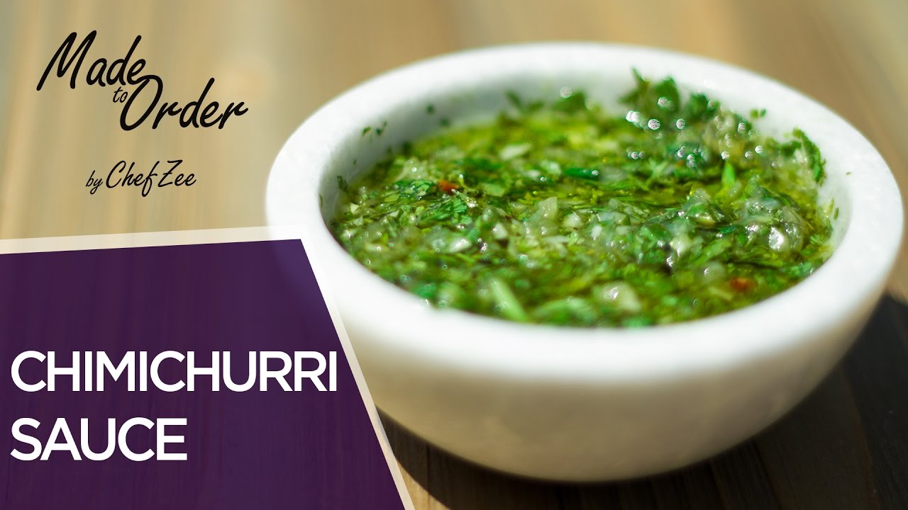 How to Make Chimichurri Sauce | Made To Order | Chef Zee Cooks