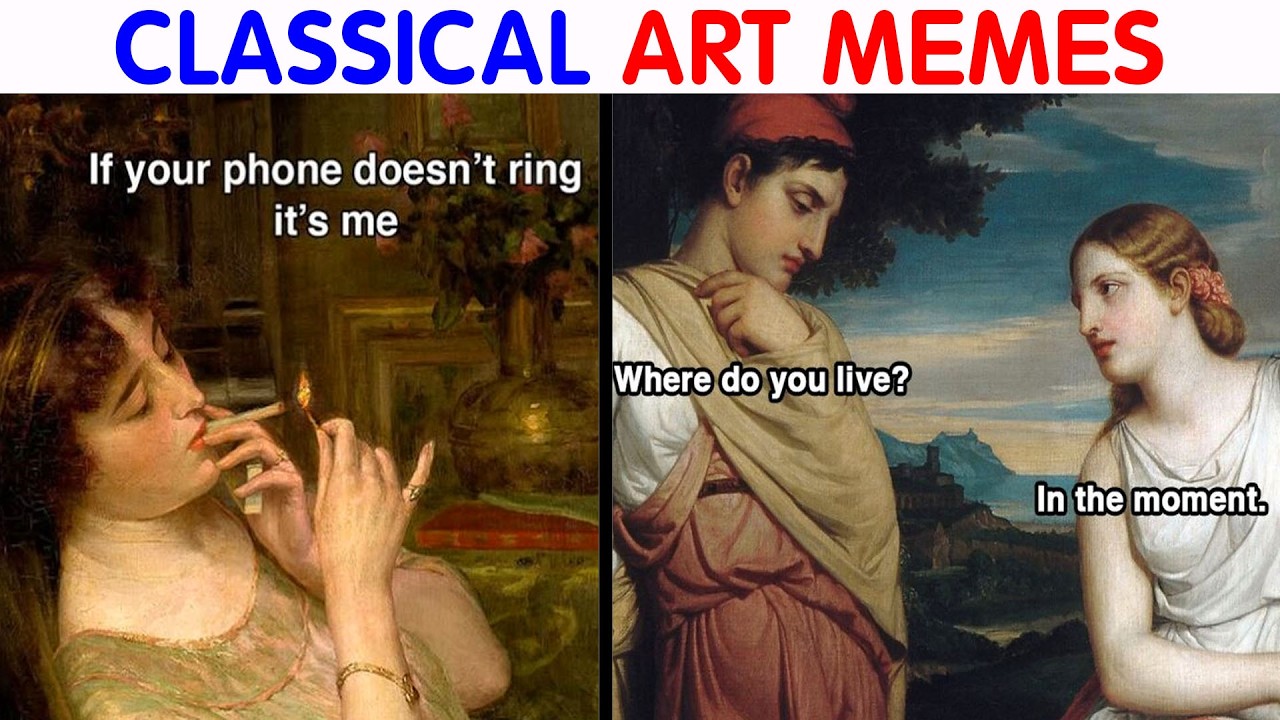 Hilarious Classical Art Memes That Deserve A Museum Of Their Own|| video compilation #77
