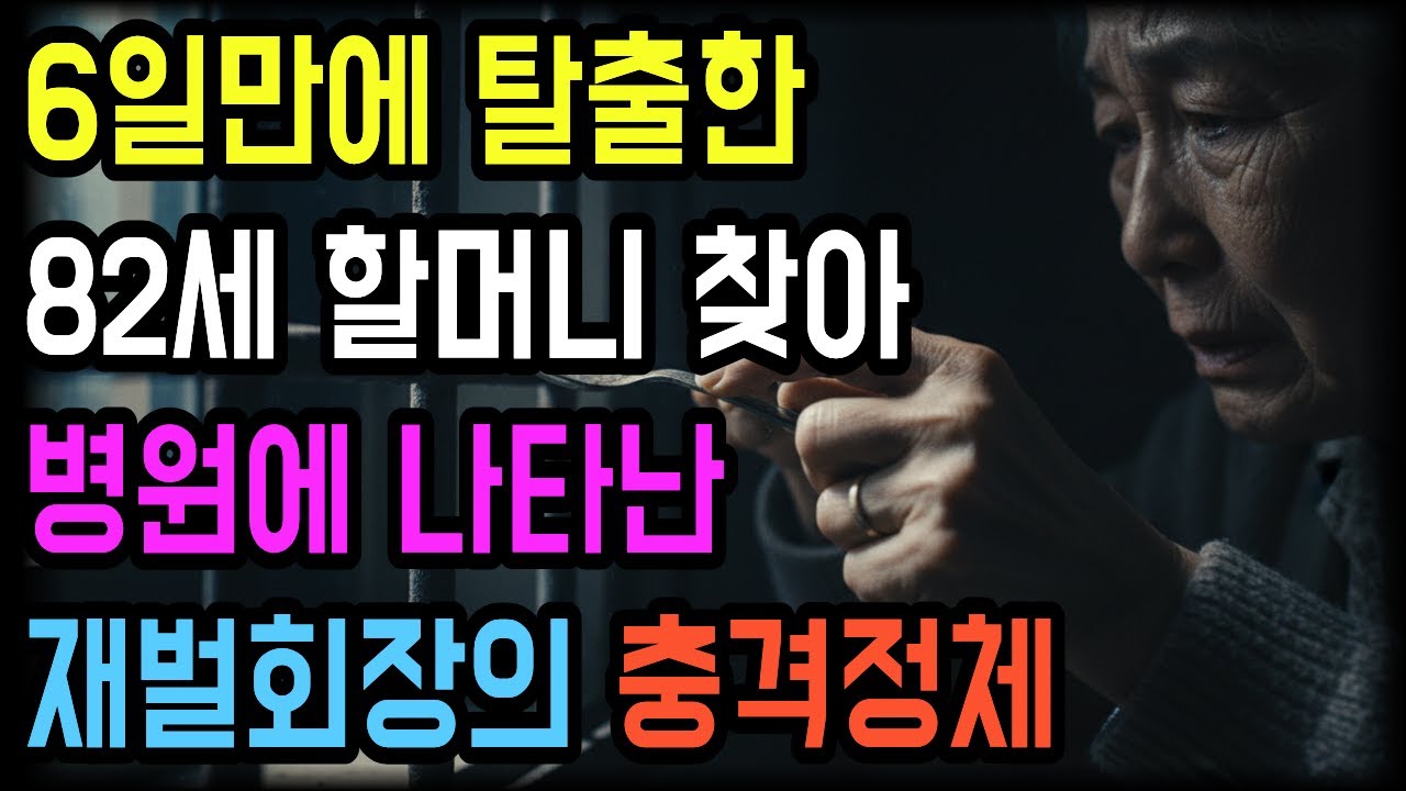 효자 손자가 6일간 80대 할머니 감금, 알고 보니 재벌회장이 30년째 찾던... | 오디오북 | 사연 | 실화