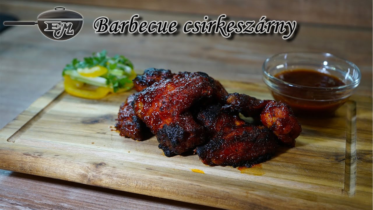 Bbq csirkeszárny +  Barbecue szósz recept @egyetekmeg #bbq #csirke #chickenrecipe