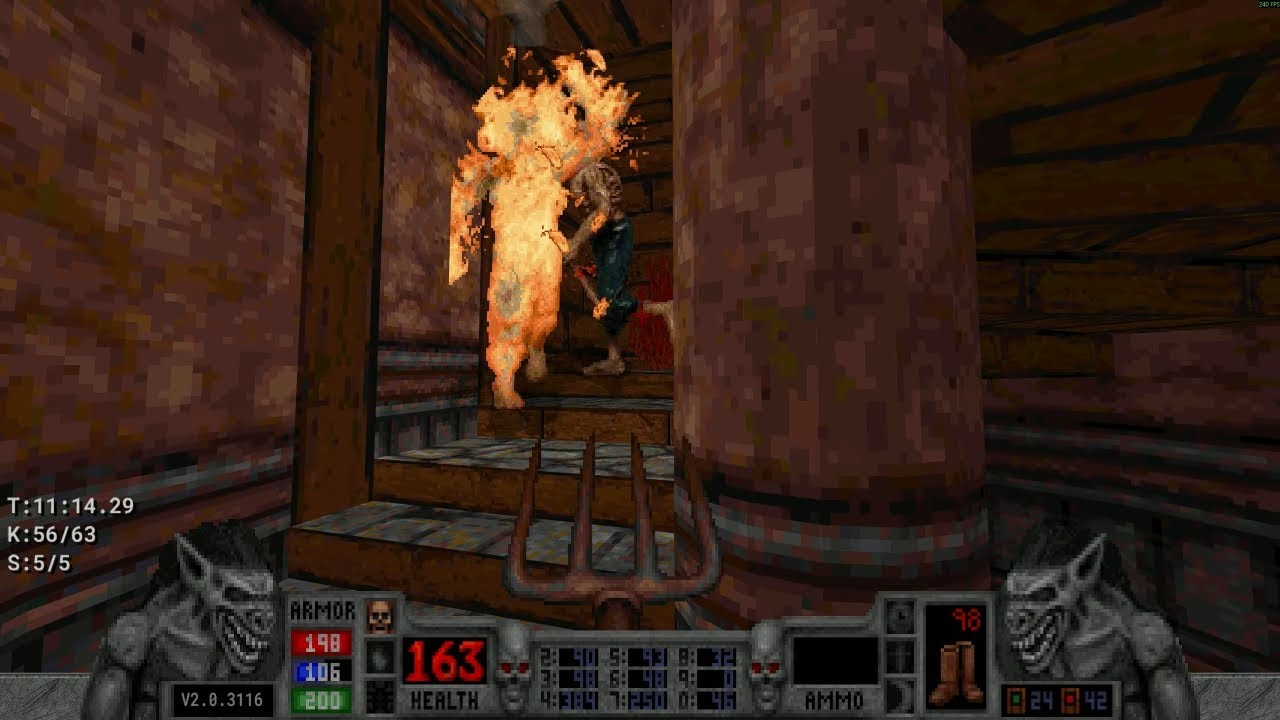 Blood: Refreshed Supply - E2M6: The Cold Rush (100%) - Extra Crispy - Achievements 8 / 20