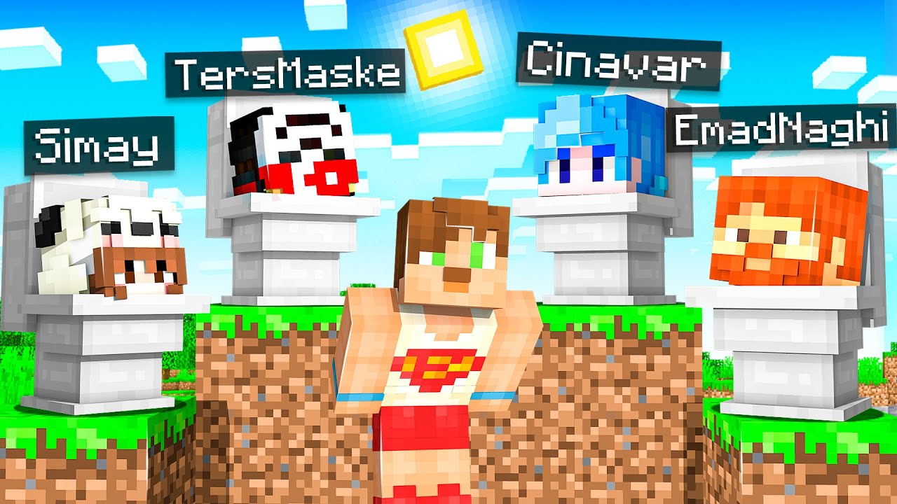 SKİBİDİ TOİLET olarak KAÇIYORUM - Minecraft