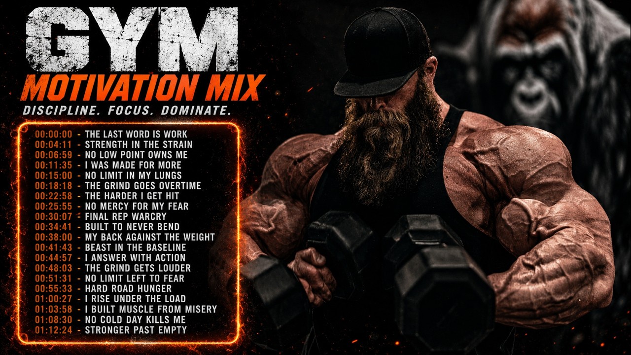 WORKOUT MUSIC 2026 🔥 GYM MOTIVATION 💪 BEST RAP & HIP HOP GYM PLAYLIST | WORKOUT MOTIVATION🔥
